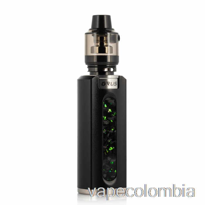 Vape Recargable Lost Vape Grus 100w Kit De Inicio Negro/fibra De Carbono Picada